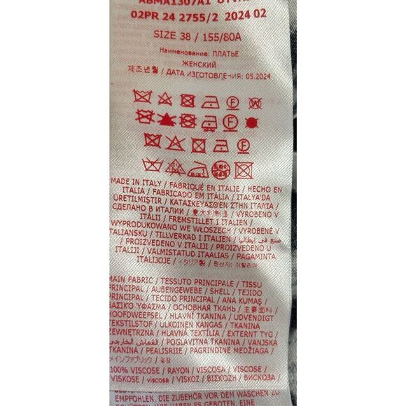 Marni blooming envers midi shirt dress in black & white NWT Size 38/ US 2 - Picture 12 of 12